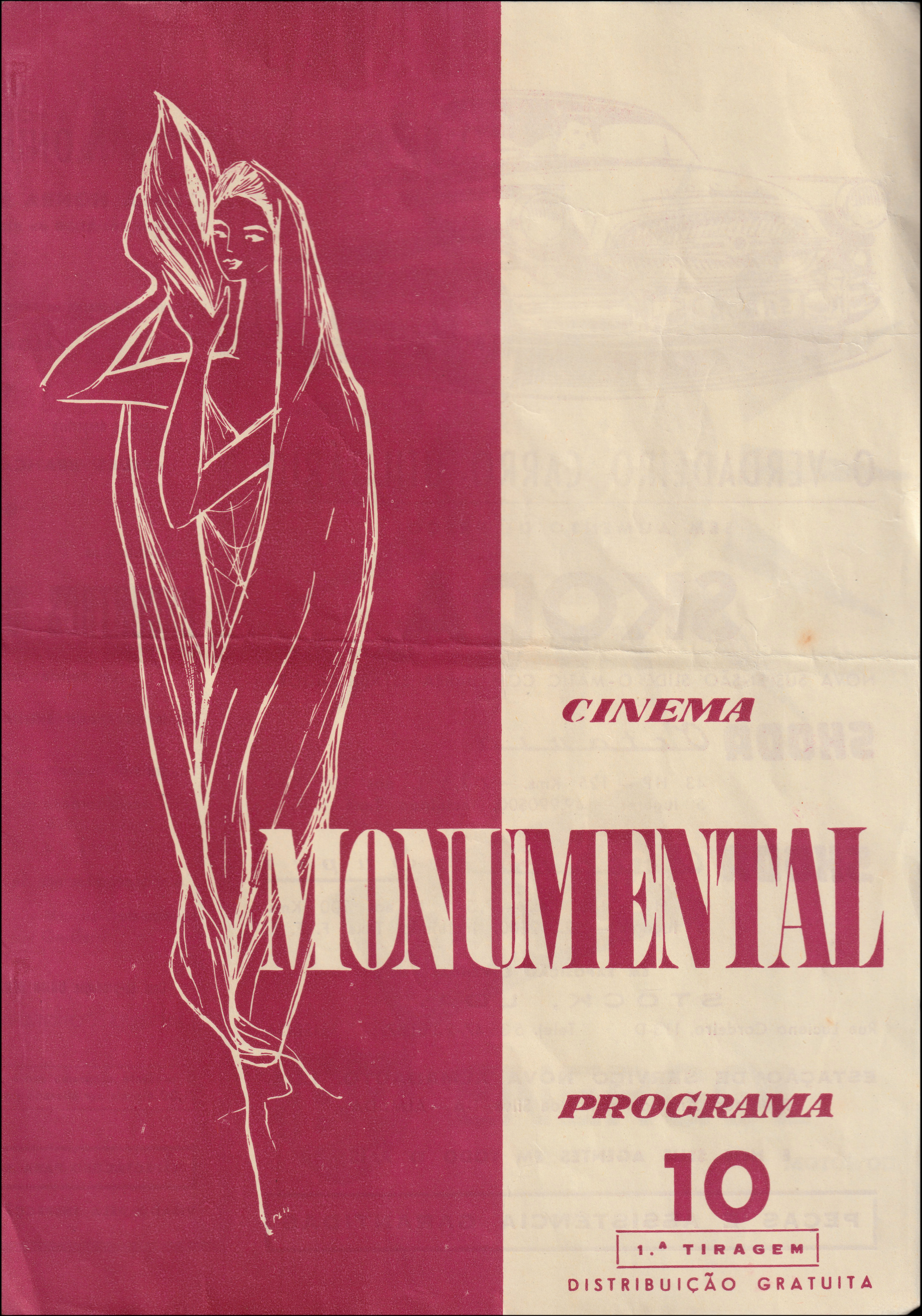 Cinema Monumental - Programa 22 Março 1960